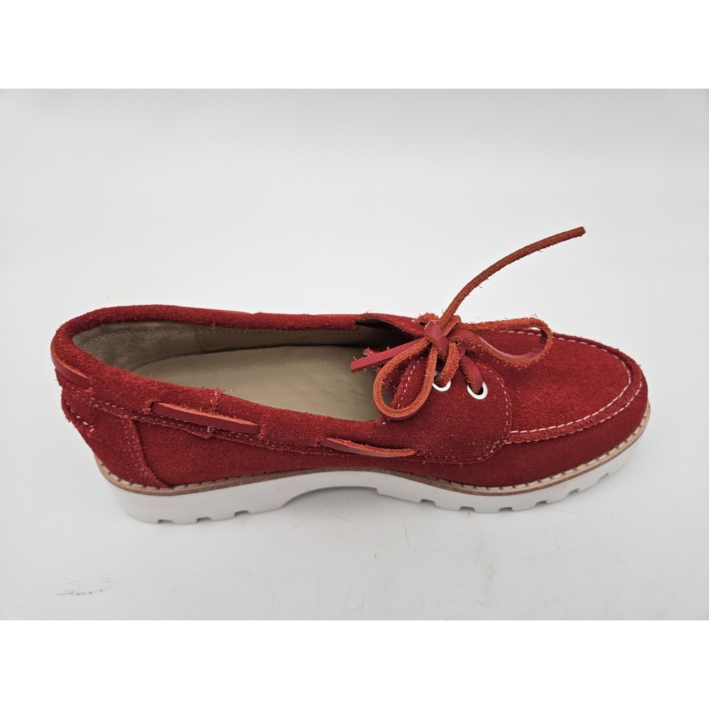Donald Pliner Harlie02 Suede Lug Bottom Boat Shoe Women's 7 M - Picture 11 of 12